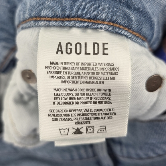 Agolde Willow Mid Rise Crop Jeans 26 - Picture 4 of 8